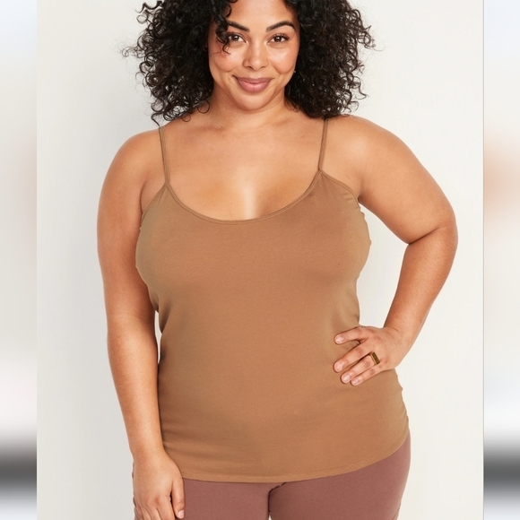 Old Navy Tops - Old Navy Size 3X Cocoa Mocha First Layer Camisole